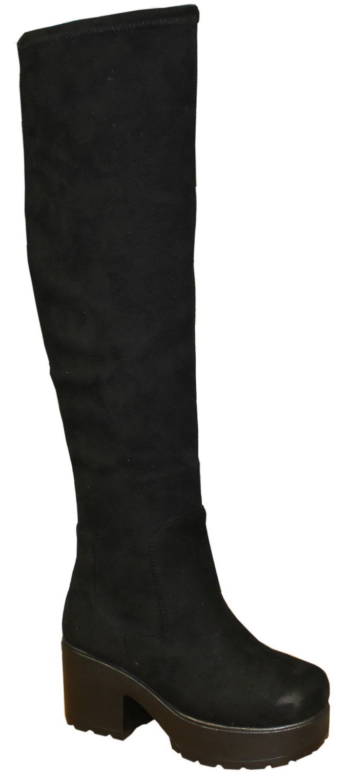 block heel knee high boots uk